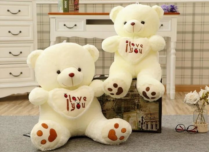 50cm I Love You Teddy Bear – Plush Doll Holding LOVE Heart