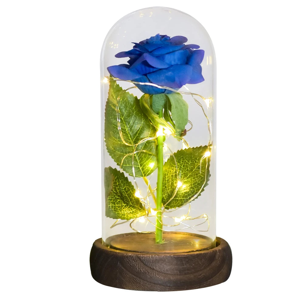 Beauty and the Beast Galaxy Rose – LED Flower Gift for Women