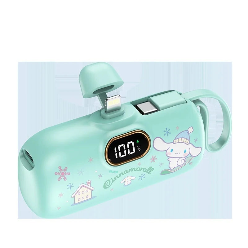 Sanrio Wireless Power Bank – Mini Capsule, Fast Charging