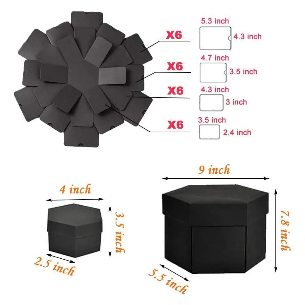 DIY Explosion Photo Album Box – Christmas & Anniversary Gift