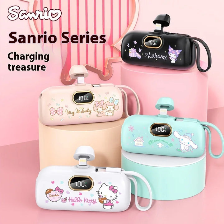 Sanrio Wireless Power Bank – Mini Capsule, Fast Charging