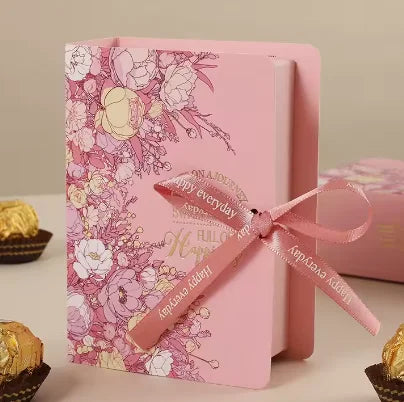 Creative Book Shape Gift Box – DIY Candy & Chocolate Packaging