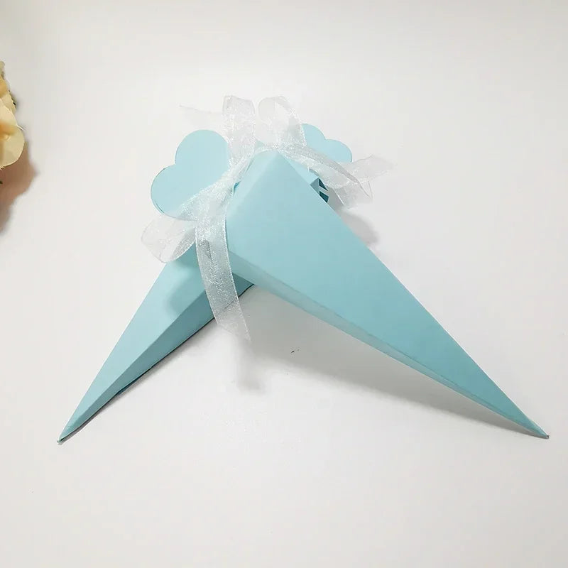 Ice Cream Cone Candy Box – Wedding & Party Favor (20/50/100pcs)