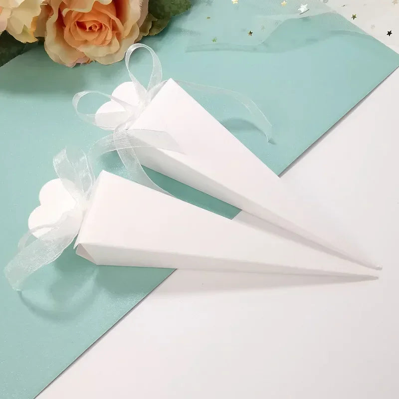 Ice Cream Cone Candy Box – Wedding & Party Favor (20/50/100pcs)