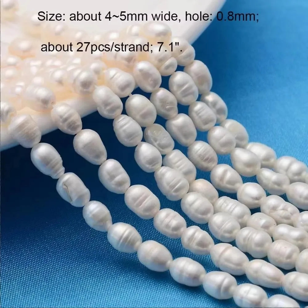 Grade A Natural Freshwater Pearl Bead Strand – DIY Jewelry