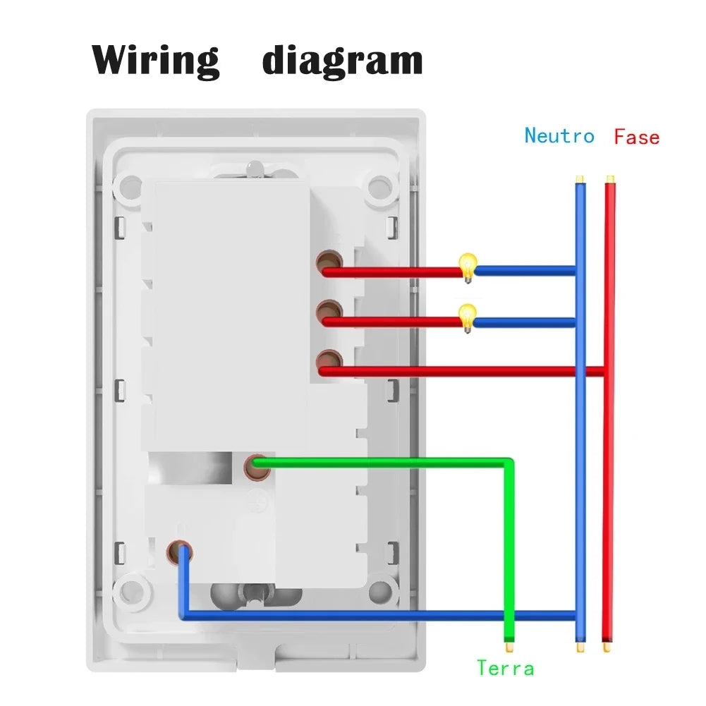 WiFi Smart Tuya Brazil Light Switch & Outlet – Alexa/Google Home