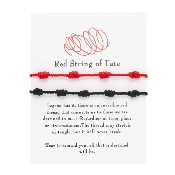 Lucky Red Heart Bracelets – Adjustable Couple Jewelry