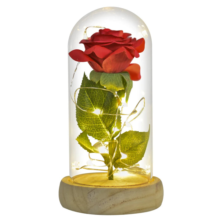 Beauty and the Beast Galaxy Rose – LED Flower Gift for Women