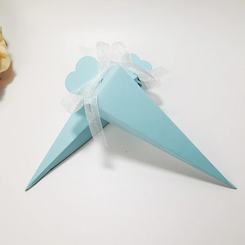 Ice Cream Cone Candy Box – Wedding & Party Favor (20/50/100pcs)