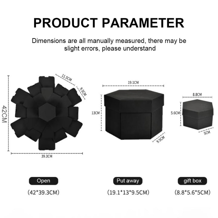 DIY Explosion Photo Album Box – Couple Love Gift
