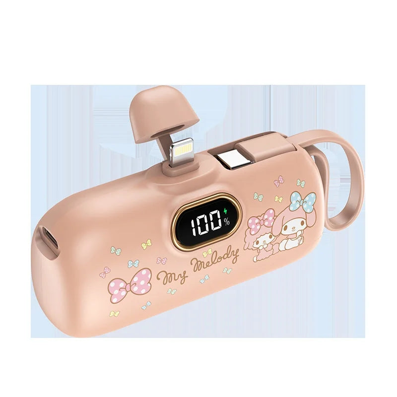 Sanrio Wireless Power Bank – Mini Capsule, Fast Charging